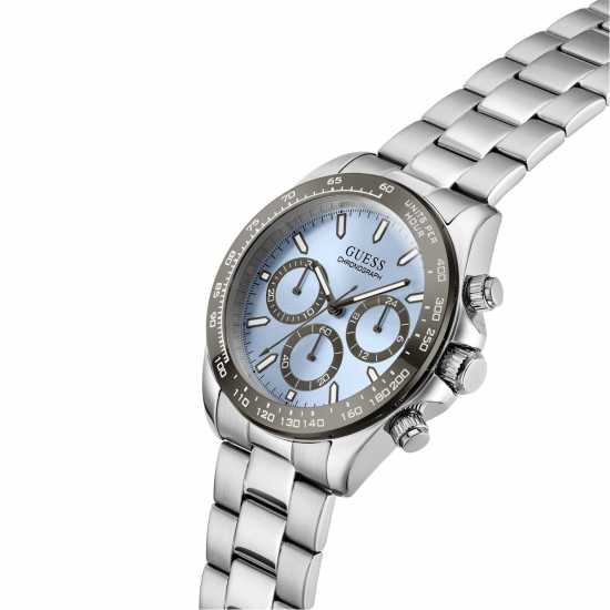 Guess Gesjwl Arthur Watch Sn63 Ice Blue/Silver Guess Gesjwl Arthur Watch Sn63 Ice Blue/Silver