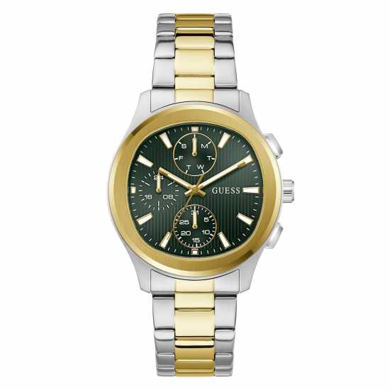 Guess Gesjwl Palmer Watch Sn63 Green/Two Tone Guess Gesjwl Palmer Watch Sn63 Green/Two Tone