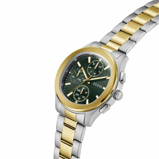 Guess Gesjwl Palmer Watch Sn63 Green/Two Tone Guess Gesjwl Palmer Watch Sn63 Green/Two Tone