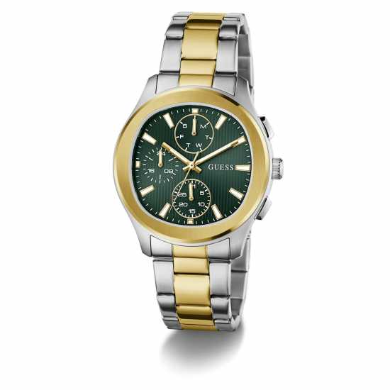 Guess Gesjwl Palmer Watch Sn63 Green/Two Tone Guess Gesjwl Palmer Watch Sn63 Green/Two Tone