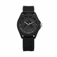Le Coq Sportif Women's Monochrome Black Plastic Strap Watch  