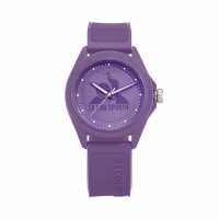 Le Coq Sportif Women's Monochrome Purple Plastic Strap Digital Watch  