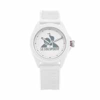 Le Coq Sportif Monochrome White Quartz 36Mm Watch  