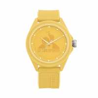 Le Coq Sportif Men's Monochrome Yellow Plastic Strap Digital Watch  