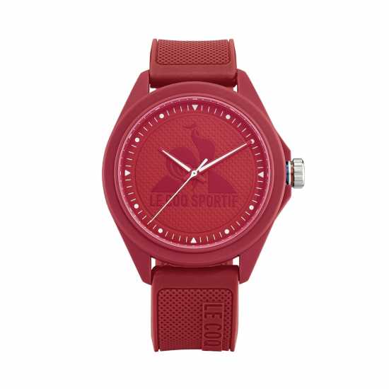 Le Coq Sportif Men's Monochrome Red Plastic Strap Digital Watch  