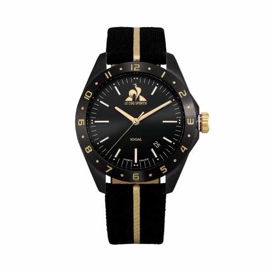 Le Coq Sportif Dor Quartz Date Textile Watch  