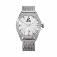 Le Coq Sportif Men's Essentiel Grey Stainless Steel Digital Watch  