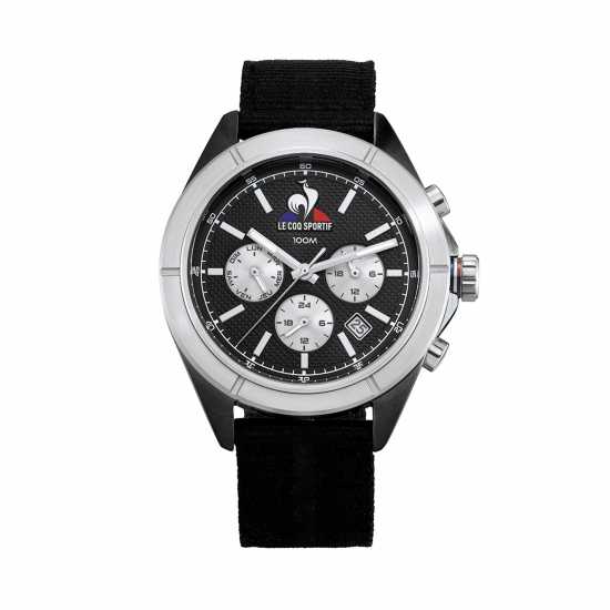 Le Coq Sportif Essential Black Nylon Digital Watch  