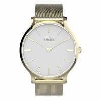Timex Transcend 38Mm Watch Gold Бижутерия