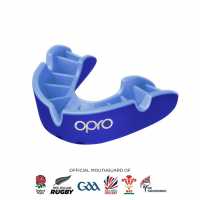 Opro Sliver Mouth Guard Juniors Dark Blue/Blue Боксови протектори за уста