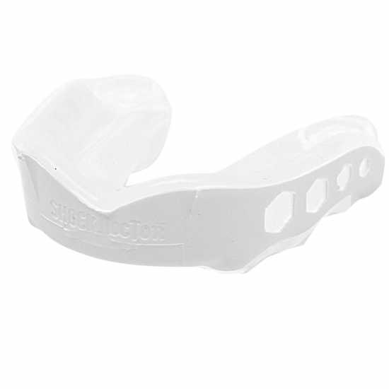 Боксови протектори за уста Shock Doctor Gel Max Mouth Guard Бяло Shock Doctor Gel Max Mouth Guard Бяло Боксови протектори за уста