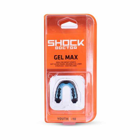 Боксови протектори за уста Shock Doctor Gel Max Mouth Guard Дим Shock Doctor Gel Max Mouth Guard Дим Боксови протектори за уста