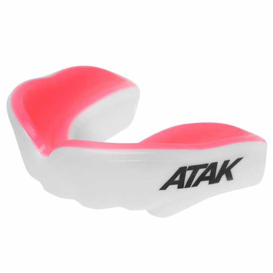 Atak Sports Fortis Gel Mouthguard Senior Розово/Бяло Боксови протектори за уста