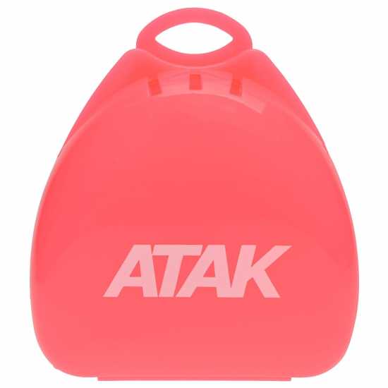 Atak Sports Fortis Gel Mouthguard Senior Розово/Бяло Боксови протектори за уста