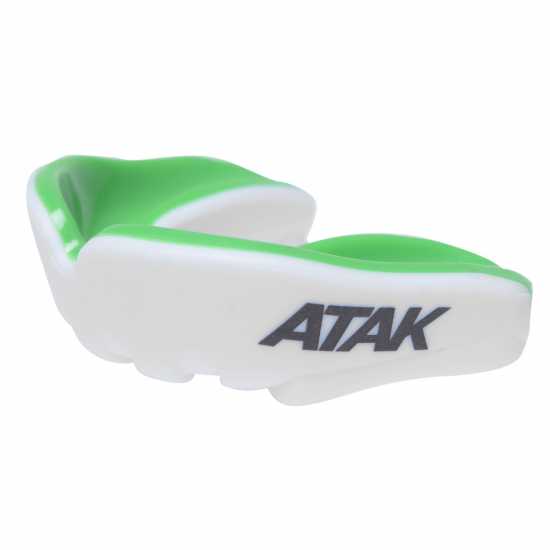 Atak Sports Fortis Gel Mouthguard Senior Зелено/Бяло Боксови протектори за уста