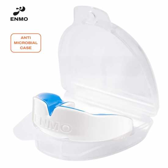 Боксови протектори за уста Hy-Pro Enmo Maxillagel Mouthguard White/Blue Hy-Pro Enmo Maxillagel Mouthguard White/Blue Боксови протектори за уста