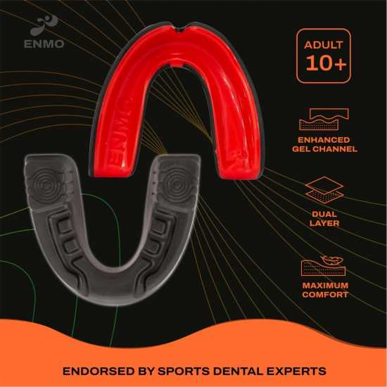 Боксови протектори за уста Hy-Pro Enmo Maxillagel Mouthguard Черно/Червено Hy-Pro Enmo Maxillagel Mouthguard Черно/Червено Боксови протектори за уста