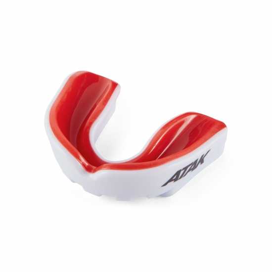 Atak Sports Fortis Gel Mouthguard Junior Червено/Бяло Atak Sports Fortis Gel Mouthguard Junior Червено/Бяло