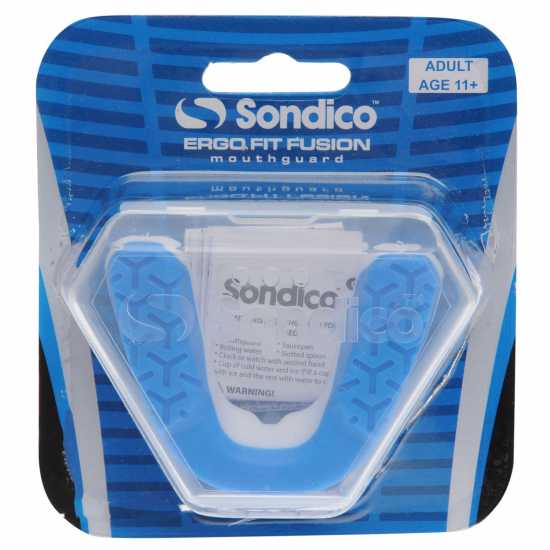 Боксови протектори за уста Sondico Kooga Ergo Fit Fusion Mouthguard Синьо Sondico Kooga Ergo Fit Fusion Mouthguard Синьо Боксови протектори за уста