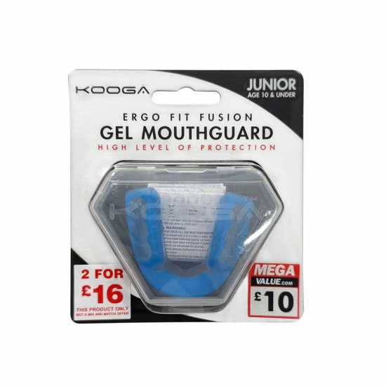 Боксови протектори за уста Sondico Kooga Ergo Fit Gel Mouthguard Синьо Sondico Kooga Ergo Fit Gel Mouthguard Синьо Боксови протектори за уста