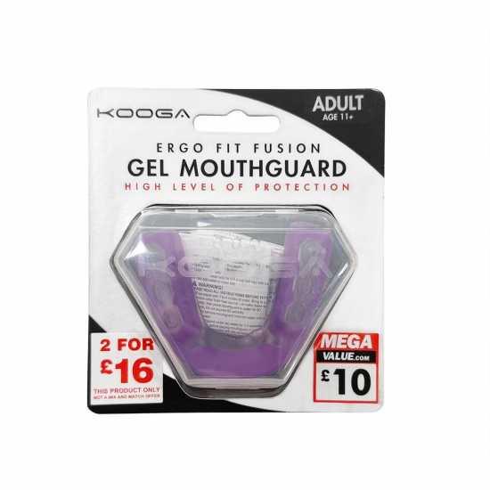 Боксови протектори за уста Sondico Kooga Ergo Fit Gel Mouthguard Purple Sondico Kooga Ergo Fit Gel Mouthguard Purple Боксови протектори за уста