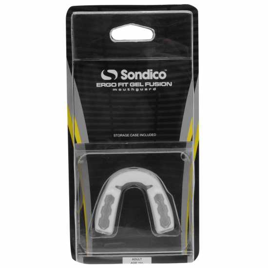 Sondico Kooga Ergo Fit Gel Mouthguard Бяло Боксови протектори за уста