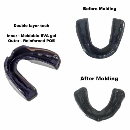 Боксови протектори за уста Sondico Kooga Ergo Fit Gel Mouthguard Угъл Sondico Kooga Ergo Fit Gel Mouthguard Угъл Боксови протектори за уста