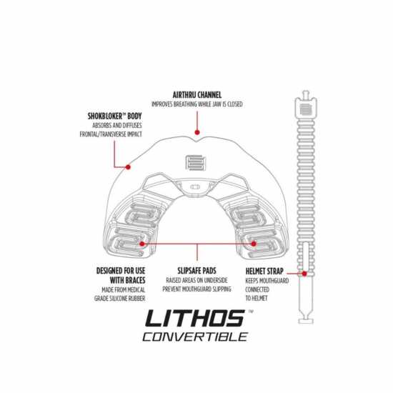 Боксови протектори за уста Makura Sport Lithos Mouthguard Senior Pink Makura Sport Lithos Mouthguard Senior Pink Боксови протектори за уста