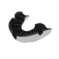 Opro Silver Mouthguard White/Black Боксови протектори за уста