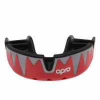 Opro Self Fit Platinum Fangz Mouth Guard Red/Black/Silv Боксови протектори за уста