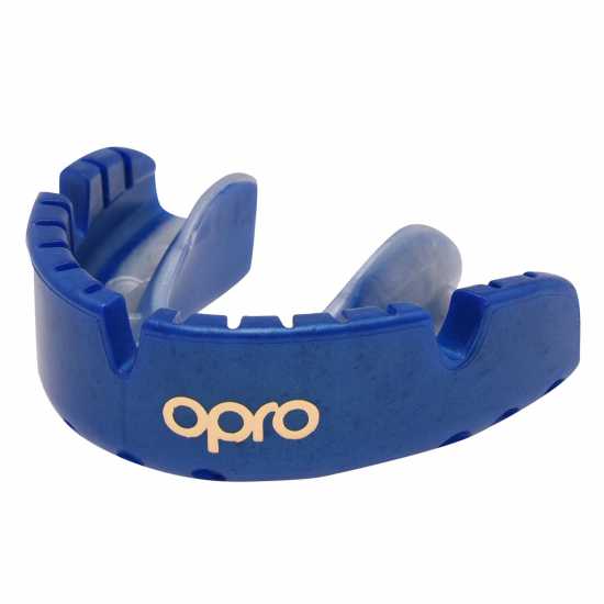 Opro Self-Fit Gold Level Mouth Guard For Braces Adults Dk Blue/Pearl Боксови протектори за уста