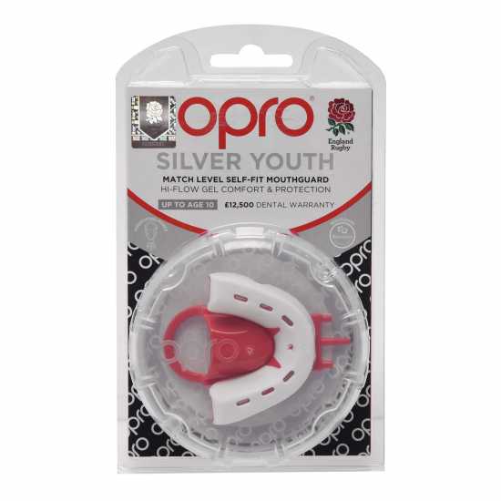 Opro Self-Fit Silver Level Junior Mouth Guard  Боксови протектори за уста