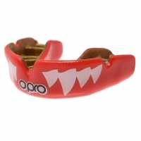 Opro Power-Fit Jaws Adult Mouth Guard Red/White/Gold Боксови протектори за уста