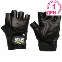 Everlast Кожени Фитнес Ръкавици Leather Fitness Gloves  Боксов фитнес и хронометри