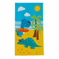Dino Surf Children's Beach Towel