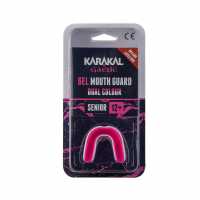 Karakal Gel Mouthguard Senior Pink Боксови протектори за уста