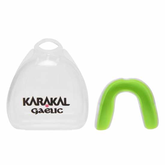 Karakal Gel Mouth Guard Junior Green Karakal Gel Mouth Guard Junior Green