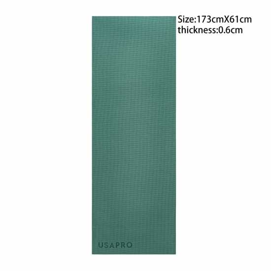 Usa Pro Стелка За Йога Non-Slip Yoga Mat By Forest Green Аеробика