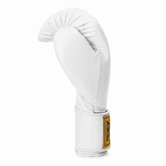 Everlast 1910 Pro Leather Hook And Loop Boxing Gloves White Everlast 1910 Pro Leather Hook And Loop Boxing Gloves White