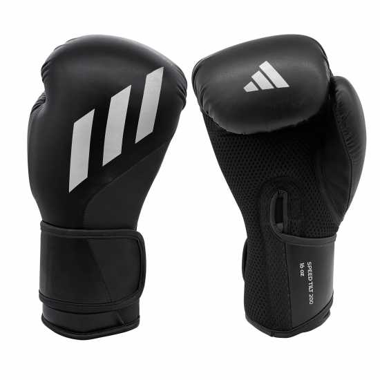 Adidas Adults Speed 200 Tilt Boxing Gloves Черно 