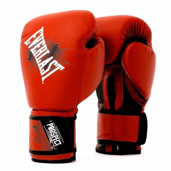 Everlast Youth Prospect Training Boxing Gloves Red/Black Боксови ръкавици