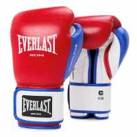Everlast Powerlock Og Advanced Training Glove Hook & Loop Червен/Бял/Син 