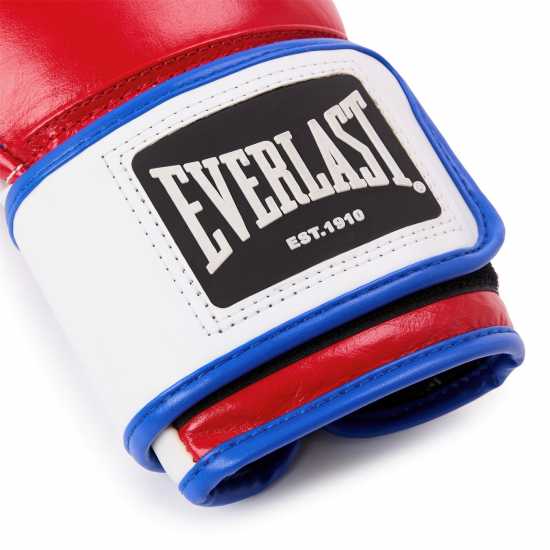 Everlast Powerlock Og Advanced Training Glove Hook & Loop Червен/Бял/Син 