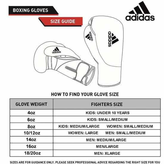 Adidas Hybrid 100 Boxing Gloves Blue/White Боксови ръкавици