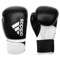 Adidas Hybrid 100 Boxing Gloves Black/White Боксови ръкавици