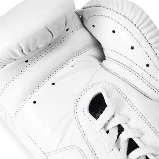 Everlast 1910 Pro Leather Laced Boxing Gloves White Everlast 1910 Pro Leather Laced Boxing Gloves White