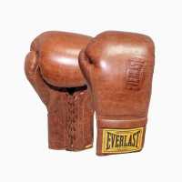 Everlast 1910 Pro Lace Up Gloves Кафяво Боксови ръкавици