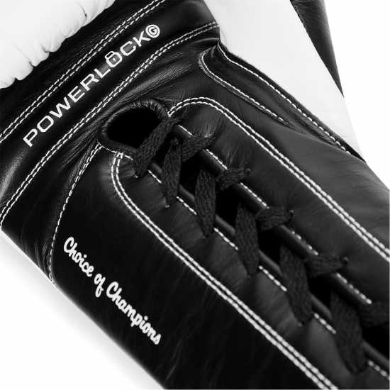 Everlast Everlast Powerlock Pro Lace Up Gloves White 