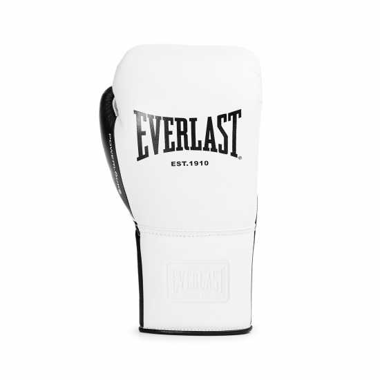 Everlast Everlast Powerlock Pro Lace Up Gloves White 