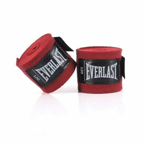 Everlast 120 Inch Boxing Handwraps Червено Боксови бинтове за ръце и ленти